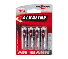 Ansmann 09629 LR6 AA RED - 4 sztuki baterie alkaliczne 1,5V