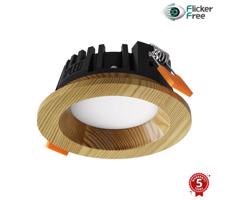 APLED - LED Oświetlenie RONDO WOODLINE LED/3W/230V 3000K śr. 9 cm sosna solidne drewno