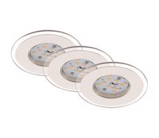 Briloner 7257-036 - ZESTAW 3x LED Oświetlenie łazienkowe ATTACH LED/4,5W/230V IP44