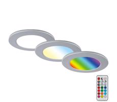 Briloner - ZESTAW 3x LED Ściemnialne oświetlenie łazienkowe LED/4,8W/230V IP65