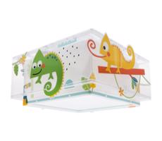 Dalber 63316 - Plafon dziecięcy HAPPY JUNGLE 2xE27/15W/230V