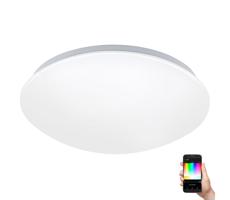 Eglo 32589 - LED RGB Ściemnialne oświetlenie ścienno-sufitowe GIRON-C LED/17W/230V