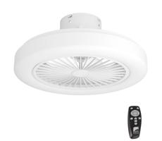 Eglo 35095 - LED Ściemnialny wentylator sufitowy ORTONA LED/25,5W/230V białe + +pilot