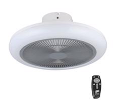 Eglo 35138 - LED Ściemnialny wentylator sufitowy KOSTRENA LED/25,5W/230V szary+pilot