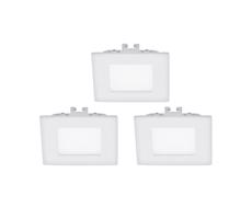 Eglo 94733 - Zestaw 3x LED Oprawa wpuszczana FUEVA 1 1xLED/2,7W/230V