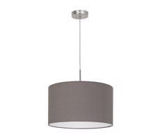 Eglo 96379 - Lampa wisząca PASTERI 1xE27/60W/230V brązowy