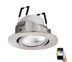 Eglo 99672 - LED RGBW Ściemnialna oprawa wpuszczana SALICETO-Z LED/5W/230V