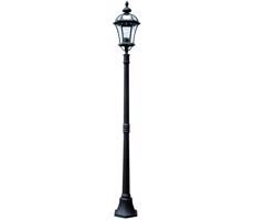 Garden Zone - Lampa zewnętrzna LEDBURY 1xE27/100W/230V IP44 czarny