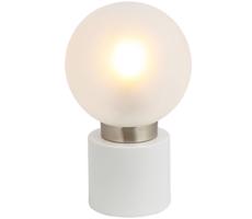 Globo 21003WN - Lampa stołowa MARKA 1xE14/25W/230V biała