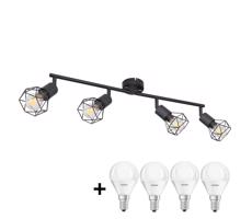 Globo - LED Oświetlenie punktowe XARA 4xE14/5W/230V czarne