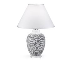 Kolarz A1340.70.Gr - Lampa stołowa CHIARA 1xE27/100W/230V biała/szara średnica 30 cm