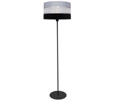 Lampa podłogowa HELEN 1xE27/60W/230V czarny/szary/srebrny