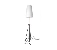 Lampa podłogowa TAFLO 1xE27/60W/230V biały/czarny/złoty