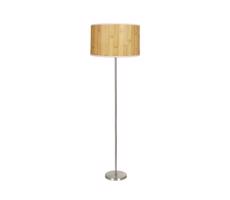 Lampa podłogowa TIMBER 1xE27/60W/230V beżowy/matowy chromac