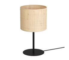 Lampa stołowa RATTAN 1xE27/60W/230V śr. 18 cm rattan