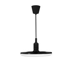 LED Lampa wisząca KIKI 1xE27/10W/230V czarna