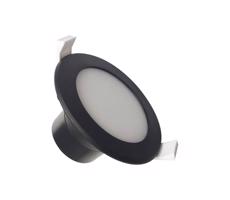 LED Łazienkowa oprawa wpuszczana LED/7W/230V 4000K czarna IP44