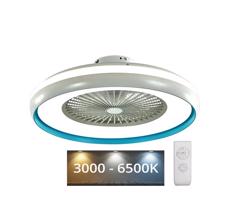 LED Plafon z wentylatorem LED/45W/230V 3000/4000/6500K niebieski