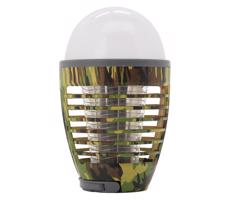 LED Przenośna ładowalna lampa z pułapką na owady LED/2W/3,7V IPX4 kamuflaż