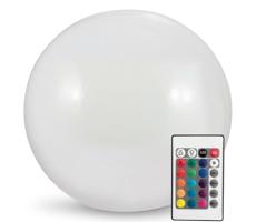 LED RGBW Lampa solarna BALL LED/1,2V śr. 40 cm IP65 + pilot zdalnego sterowania