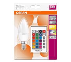 LED RGBW Ściemnialna żarówka STAR E14/4,5W/230V 2700K + RC – Osram