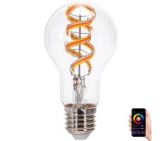 LED RGBW Żarówka FILAMENT A60 E27/4,9W/230V 2700K -