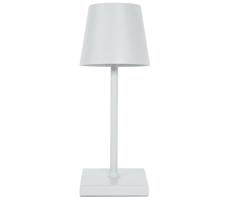 LED Ściemnialna dotykowa lampa stołowa LED/3,5W/5V 5200 mAh IP54 biała