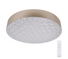 LED Ściemnialny plafon LUXON LED/60W/230V 2800-6500K beżowy + pilot