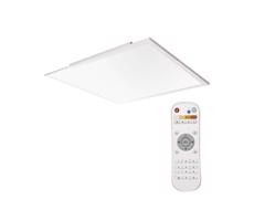 LED Ściemniany plafon LED/40W/230V + pilot kwadrat 2700K-6000K