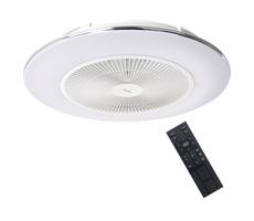 LED Ściemniany plafon z wentylatorem ARIA LED/38W/230V biały + pilot