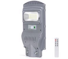 - LED Solarna lampa uliczna z czujnikiem LED/50W/3,2V IP65 6500K + pilot