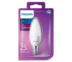 LED świeca Philips E14/4W/230V - CANDLE mleczna