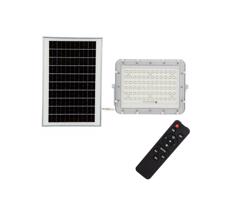 LED Zewnętrzny naświetlacz solarny LED/15W/3,2V IP65 4000K biały + pilot