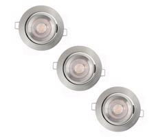 Ledvance - SET 3x LED Ściemnialne oświetlenie wpuszczane SIMPLE LED/4,9W/230V