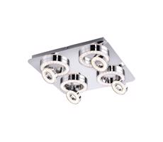 Leuchten Direkt 14522-17 - LED Oświetlenie punktowe TIM 4xLED/2,8W/230V + 4xLED/3,1W