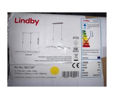 Lindby - LED Ściemnialny żyrandol na lince AURON 2xLED/12W/230V