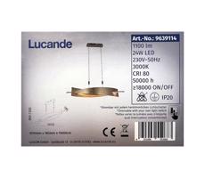 Lucande - LED Żyrandol ściemnialny na lince MARIJA LED/24W/230V