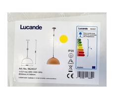 Lucande - Żyrandol na lince LOURENCO 1xE27/60W/230V