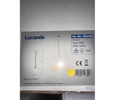 Lucande - Żyrandol na lince LOURENCO 3xE27/60W/230V