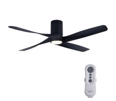 Lucci air 213351 - LED Dimmable fan RIVIERA 1xGX53/12W/230V czarny + pilot