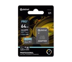 MicroSDXC 64GB U1 Pro 70MB/s + SD Adapter