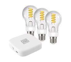 NEO 07117F-2- SET 3x LED Ściemniana żarówka E27/5W/230V + BRIDGE PRO NEO