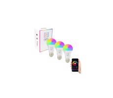 NEO 07712C- ZESTAW 3x LED RGB+CCT Żarówka ściemnialna NEO LITE Wi-Fi E27/9W/230V