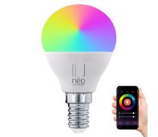 NEO 07745L - LED RGB+CCT Żarówka ściemnialna E14/6W/230V 2700-6500K Wi-Fi Tuya