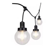 Ogrodowa lampa wisząca PREMIUM STRING 3m 6xE27/60W/230V IP65