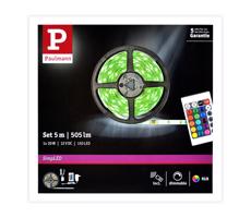 Paulmann 78978 - LED RGB/20W Ściemnialna taśma SIMPLED 5m 230V + pilot