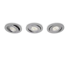 Philips 59183/48/16 - ZESTAW 3x LED oprawa wpuszczana ASTEROPE LED/4,5W/230V