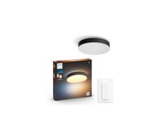 Philips - LED Plafon ściemnialny Hue ENRAVE L LED/33,5W/230V czarny + pilot