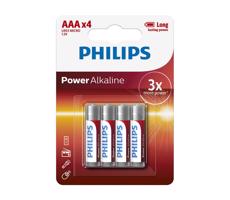 Philips LR03P4B/10 - 4 ks Bateria alkaliczna AAA POWER ALKALINE 1,5V