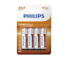 Philips R6L4B/10 - 4 szt. Bateria Cynkowo-chlorkowa AA LONGLIFE 1,5V